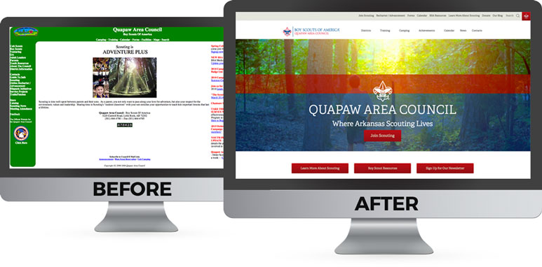 Quapaw Area Council Before & After